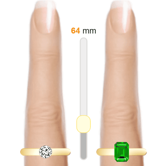 White 0.4ct round-cut Diamond vs Green 1ct emerald-cut Emerald