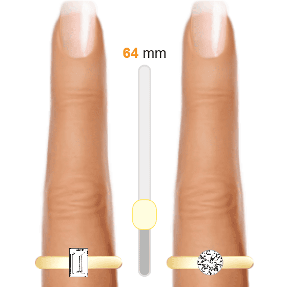 White 0.6ct baguette-cut Diamond vs White 0.6ct round-cut Diamond