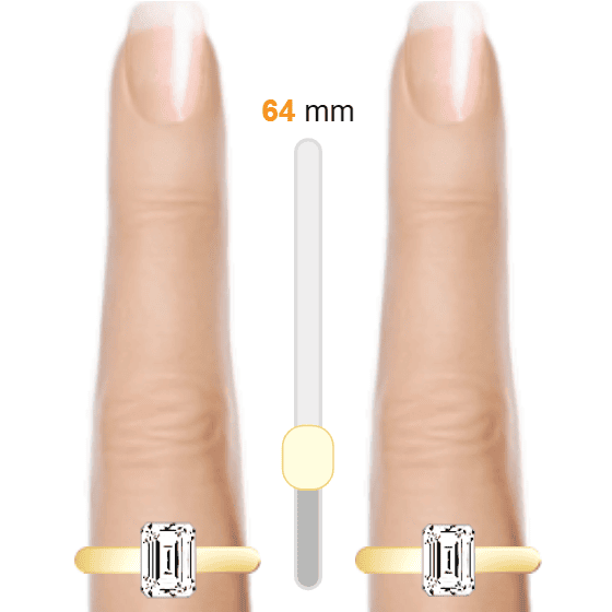 White 1.5ct emerald-cut Diamond vs White 1.3ct emerald-cut Diamond