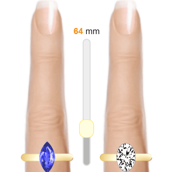 Blue 1.5ct marquise-cut Sapphire vs White 2ct oval-cut Diamond