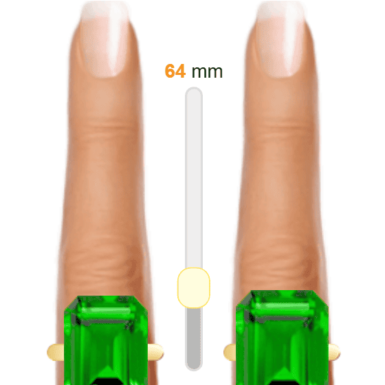 Green 15ct emerald-cut Emerald vs Green 20ct emerald-cut Emerald
