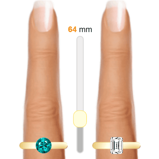 Bluish Green 1ct round-cut Alexandrite vs White 1ct emerald-cut Diamond
