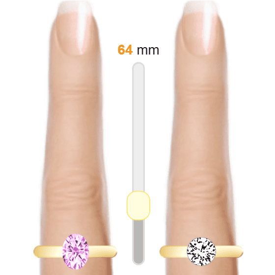 Light Purple 1ct oval-cut Morganite vs White 1ct round-cut Diamond