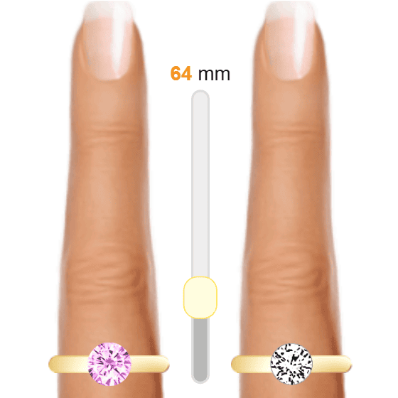 Light Purple 1ct round-cut Morganite vs White 1ct round-cut Diamond