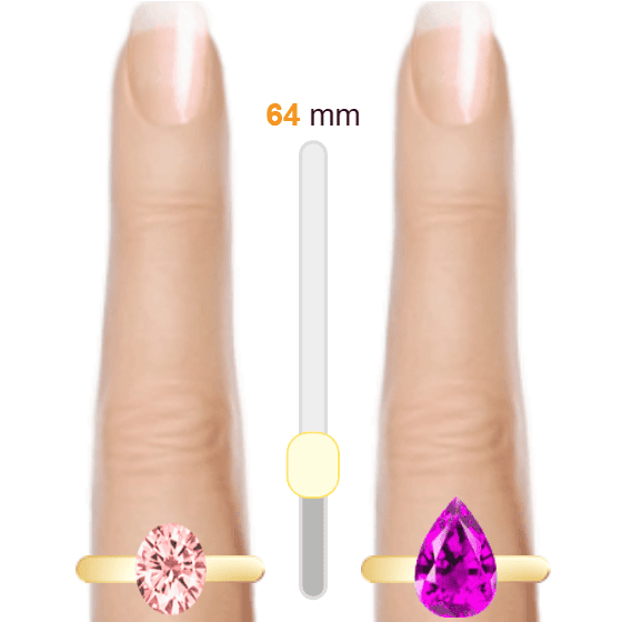 Light Red 2ct oval-cut Morganite vs Purple 4ct pear-cut Sapphire