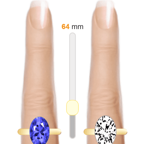 Blue 5ct oval-cut Sapphire vs White 5ct oval-cut Diamond
