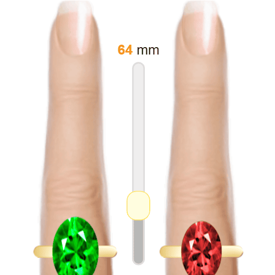 Green 6ct oval-cut Emerald vs Red 6ct oval-cut Ruby